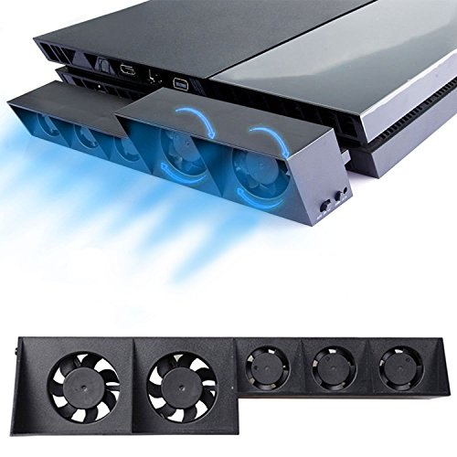 Amazon.co.jp: ElecGear PS4用自動冷却ファン、外付けターボUSB